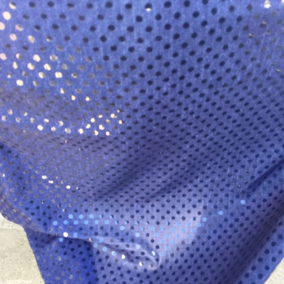 ConradC Navy Blue Top with iridescent flat sequins - Picture 5 of 8